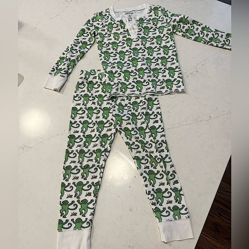 Kids Roller Rabbit Monkey Pajamas - size 4T